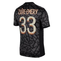 Fotbalové Dres Paris Saint-Germain Warren Zaire-Emery #33 Alternativní 2023-24 Krátký Rukáv